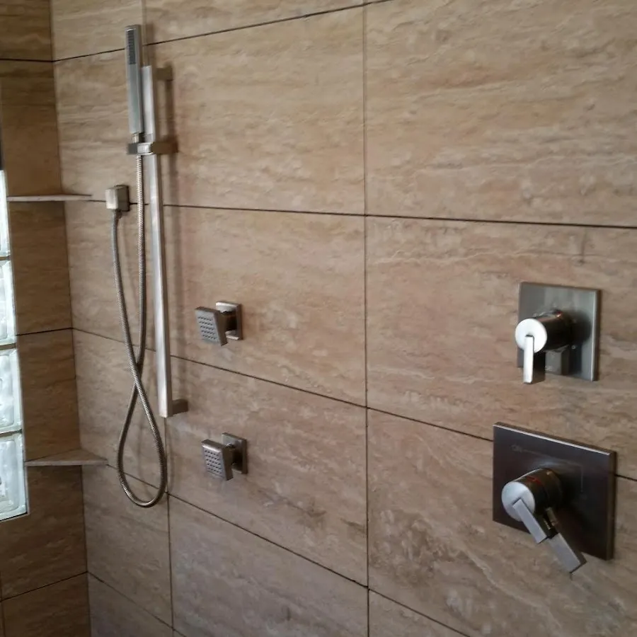 Shower fixture installation for Water Heater Replacement in East Alton